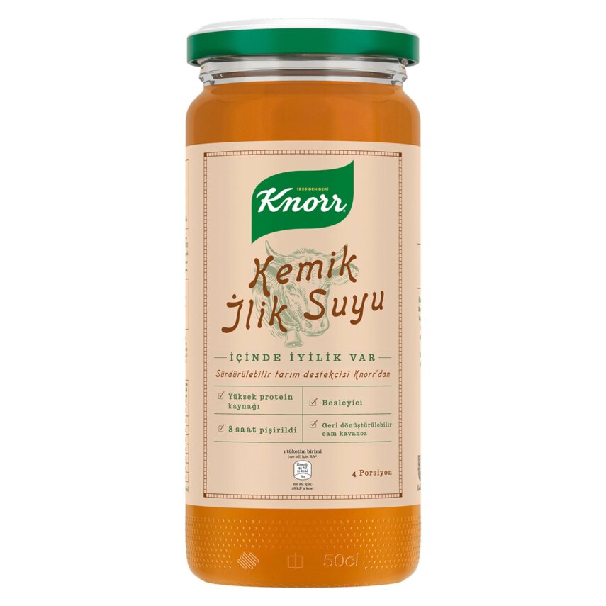 Knorr Kemik İlik Suyu Cam 480 Ml - 1