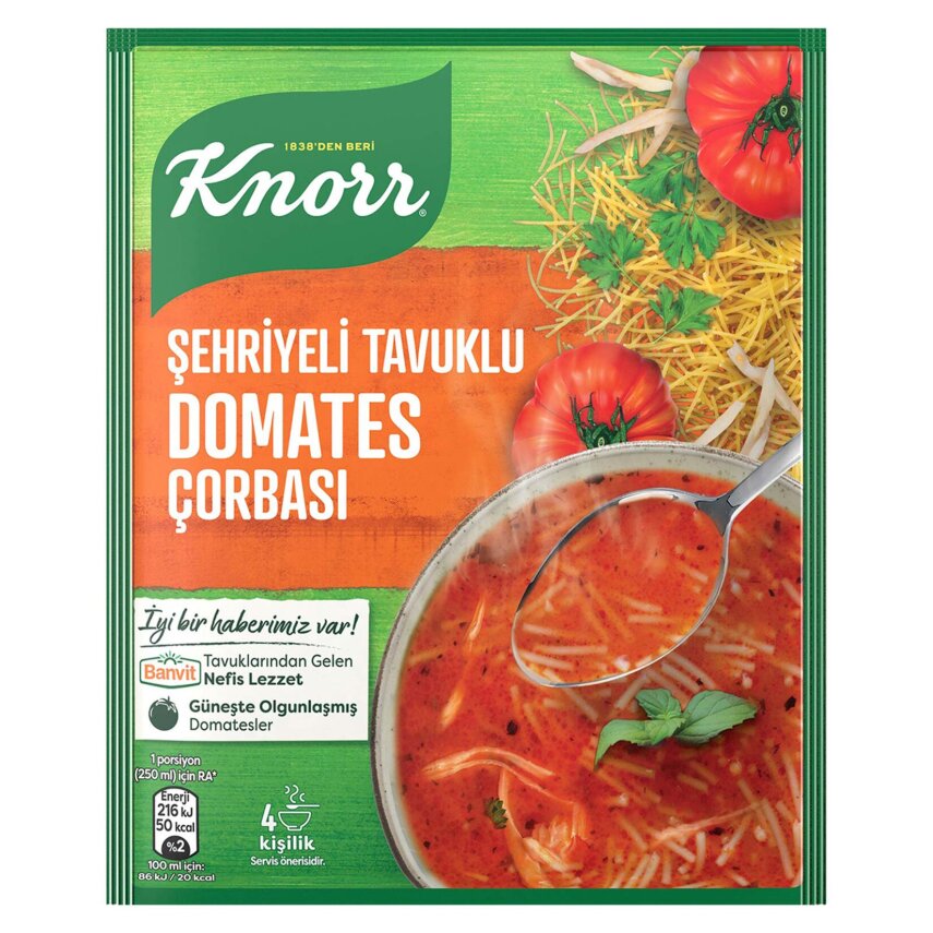 Knorr Şehriyeli Tavuklu Domates Çorbası 67 G - 1