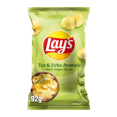 Lay’s Tuz ve Sirke Aromalı Patates Cipsi Süper Boy 95 G - Lay's