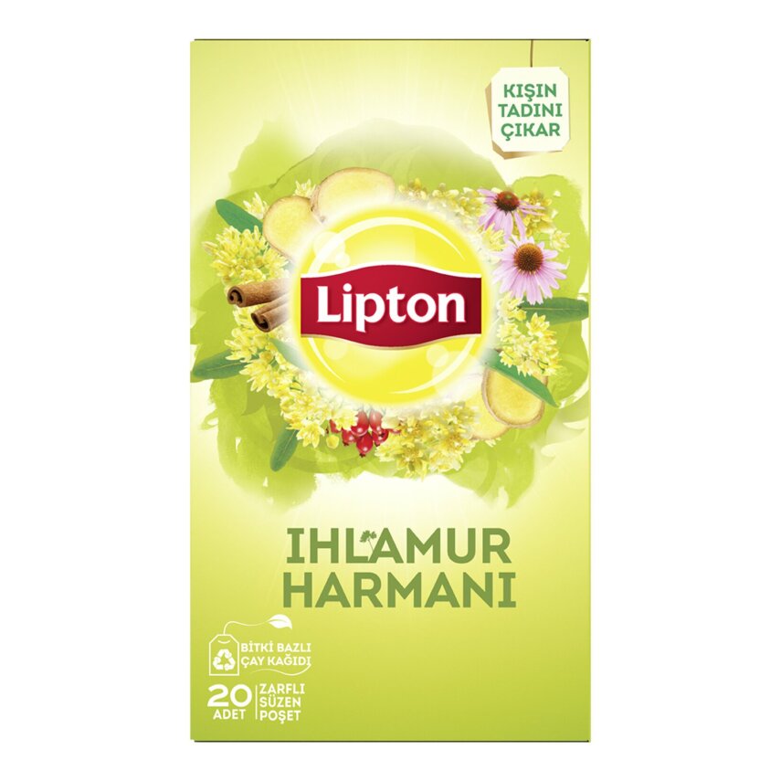 Lipton Bardak Poşet Bitki Çayı Ihlamur 20'li - 1
