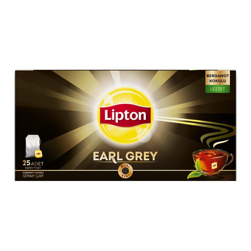 Lipton Bardak Poşet Çay Earl Grey 25'li 50 G - 1