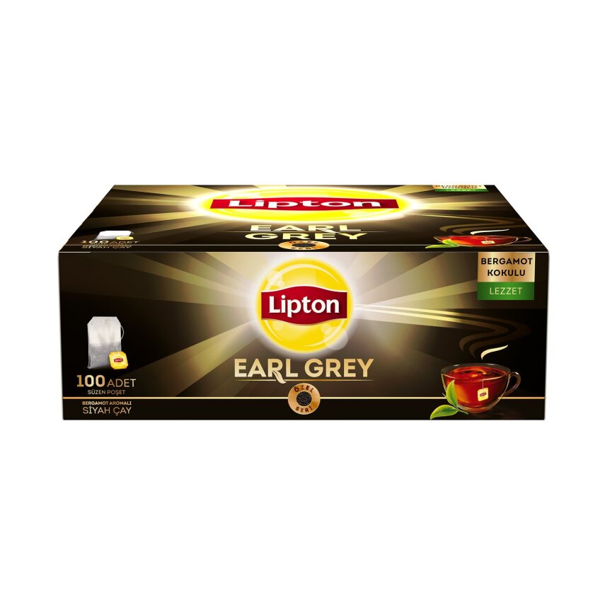 Lipton Earl Grey Bardak Poşet Çay 100'lü 200 G - 1