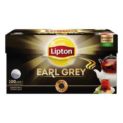 Lipton Earl Grey Demlik Poşet Çay 100'lü 320 G - Lipton