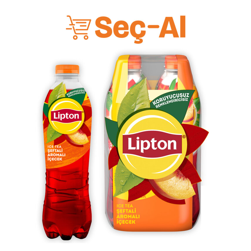Lipton Ice Tea Şeftali 4 x 1 L - 1