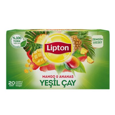 Lipton Mango Ananas Yeşil Çay 20'li 30 G - Lipton