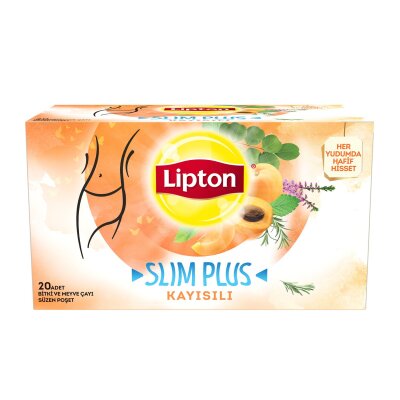 Lipton Slim Plus Kayısılı 20'li 36 G - Lipton