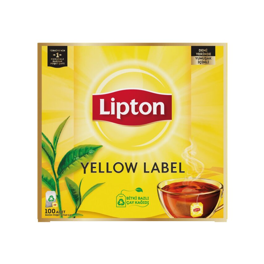 Lipton Yellow Label Bardak Poşet Çay 100'lü 200 G - 1