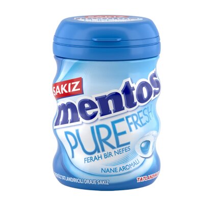Mentos Pure Fresh Nane Aromalı Draje Sakız 60 G - Mentos