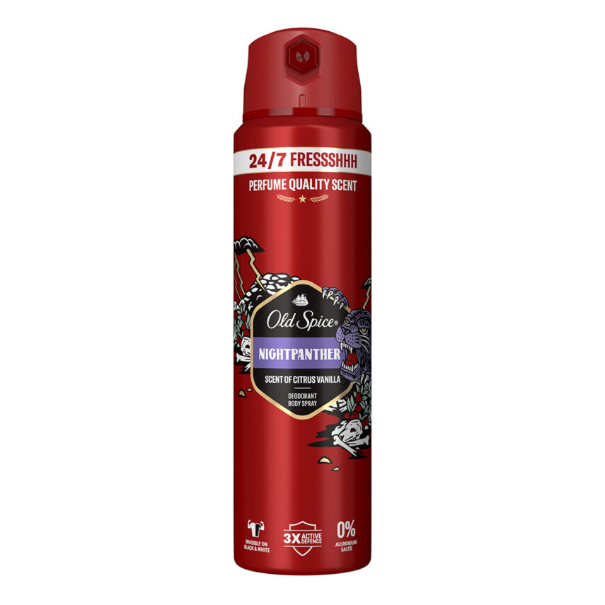 Old Spice Deodorant Sprey Nightpanther 150 Ml - 1
