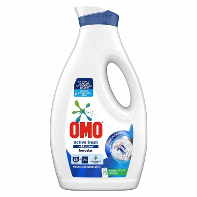 Omo Sıvı Active Fresh Beyaz 26 Yıkama 1.69 L - OMO