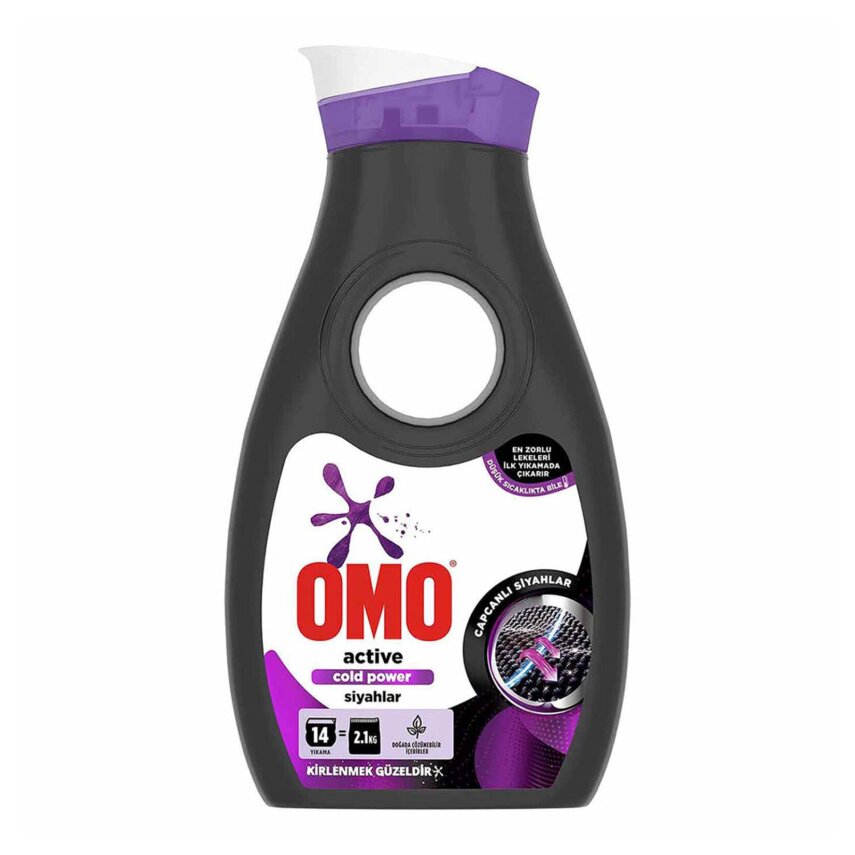 Omo Siyahlar 14 Yıkama 910 Ml - 1