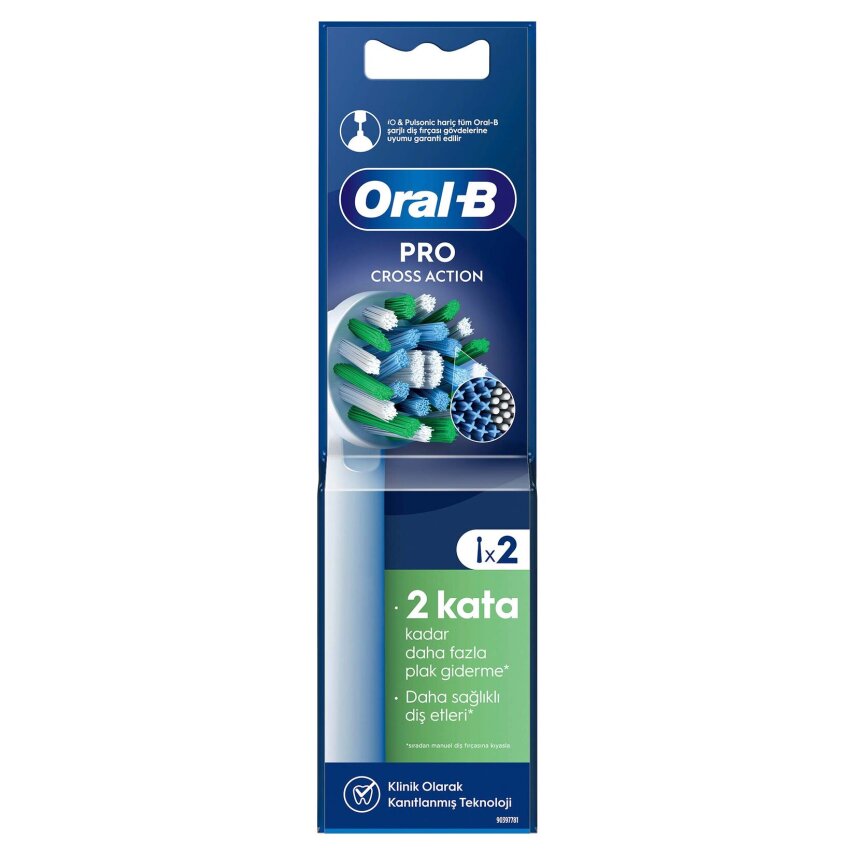 Oral-B Diş Fırçası Yedek Başlığı Cross Action 2 Adet - 1