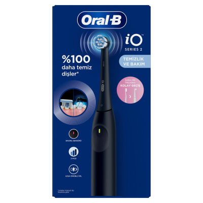 Oral-B IO 2 Şarjlı Diş Fırçası - Siyah - Oral-B