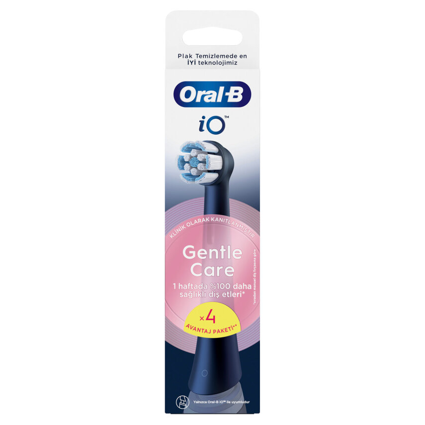 Oral-B iO Gentle Care Siyah Diş Fırçası Yedek - 1