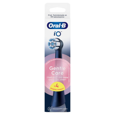 Oral-B iO Gentle Care Siyah Diş Fırçası Yedek - Oral-B