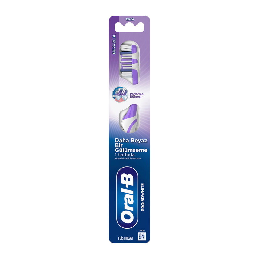 Oral-B Pro-3D White Beyazlık Diş Fırçası - Orta - 1