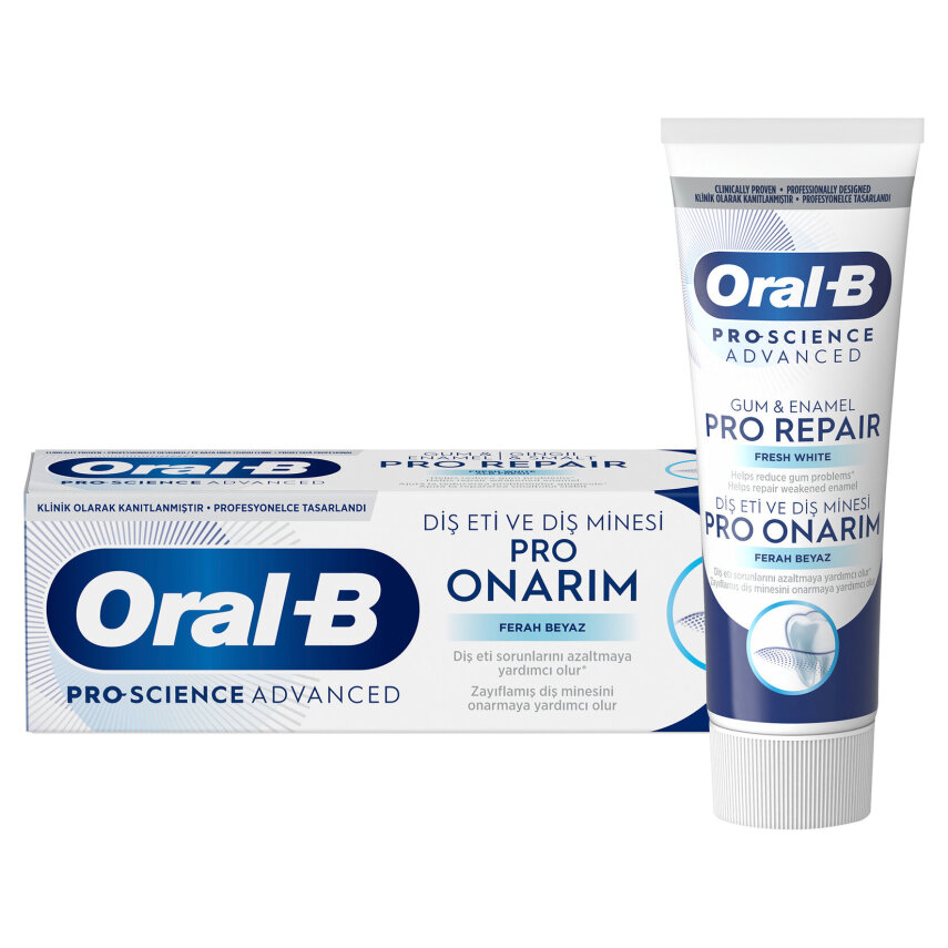 Oral-B Professional Diş Eti ve Minesi Hassas Beyaz 75 Ml - 1