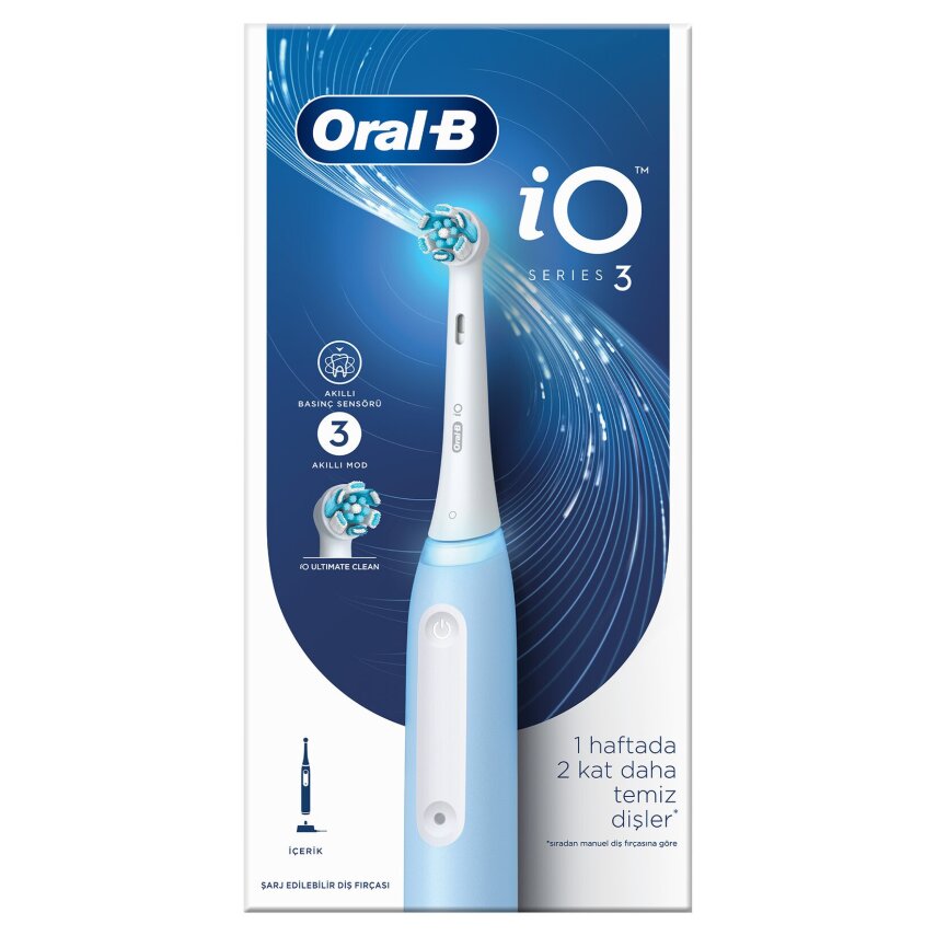 Oral-B Şarjlı Diş Fırçası Io3 Mavi - 1