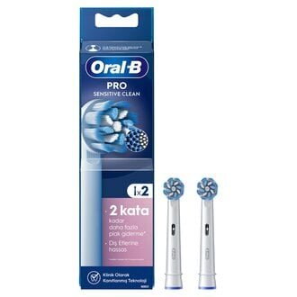 Oral-B Şarjlı Yedek Başlık Sensitive Diş Fırçası 2'li - Oral-B