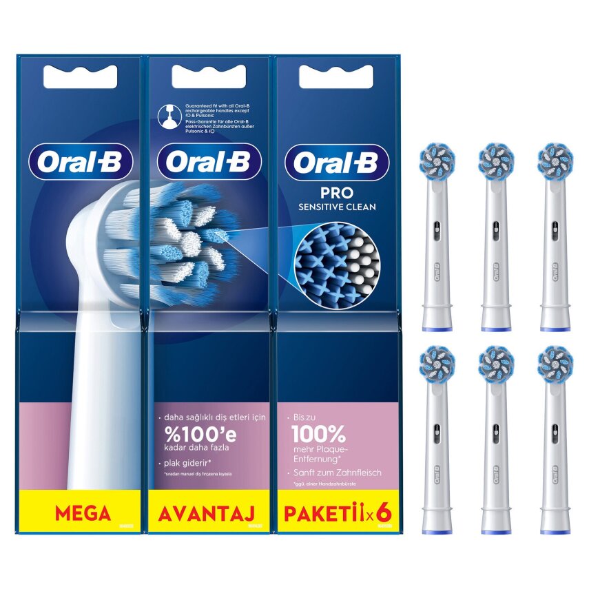 Oral-B Yedek Başlık Sensitive 6'lı - 1