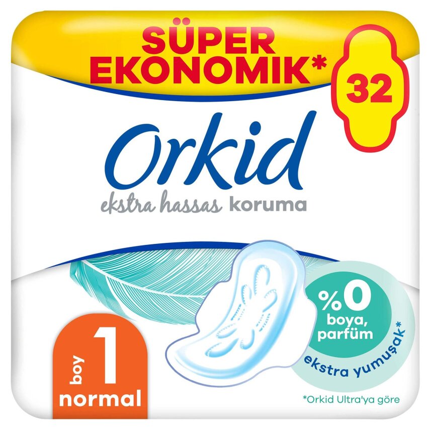 Orkid Ekstra Hassas Dörtlü Normal 32'li - 1
