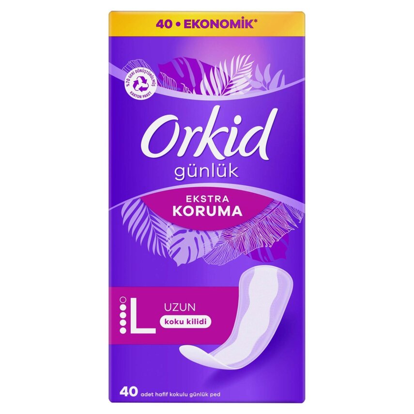 Orkid Günlük Ped Extra Koruma Uzun 40'lı - 1