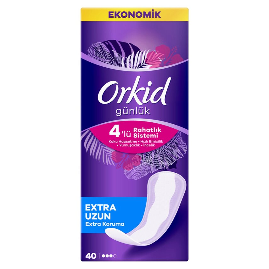 Orkid Günlük Ped Extra Uzun 40'lı - 1