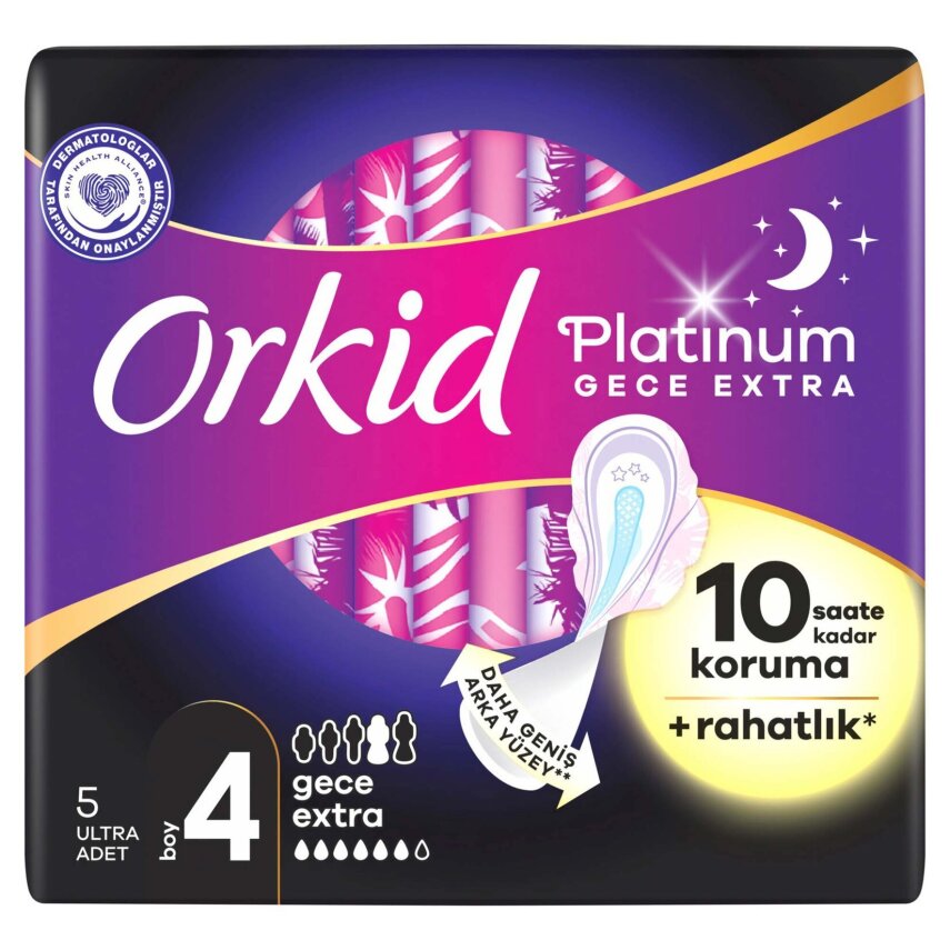 Orkid Platinum Tekli Paket Gece Ekstra 5'li - 1