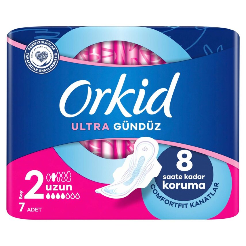 Orkid Ultra Extra Hijyenik Ped Uzun Tekli Paket 7 Ped - 1