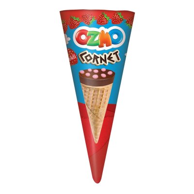 Ozmo Cornet Çilekli Gofret 25 G - Ozmo