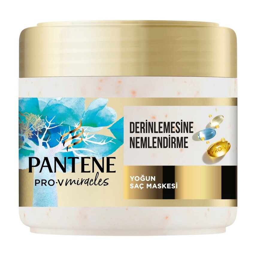 Pantene Miracles Hydra Glow Maske 300 Ml - 1