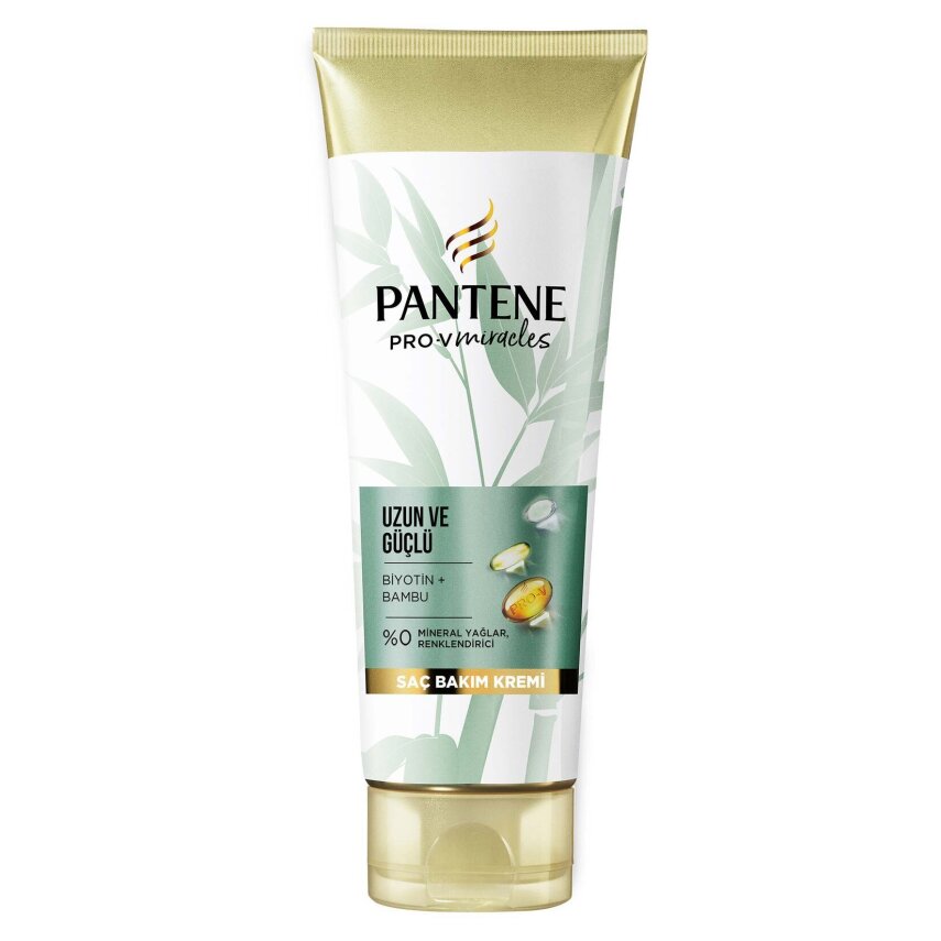 Pantene Uzun ve Güçlü Saç Kremi Bambu ve Biyotinli 275 Ml - 1