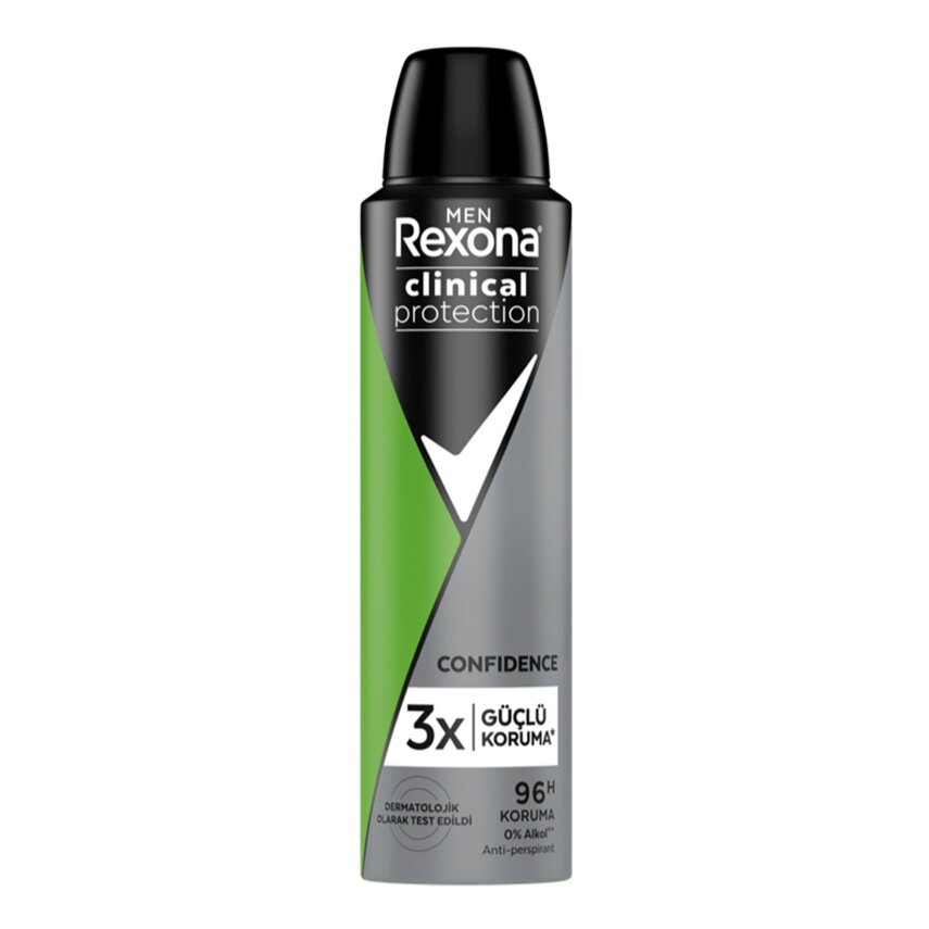 Rexona Men Clinical Protection Erkek Sprey Deodorant Confidence 96 Saat Koruma 150 ml
- 1