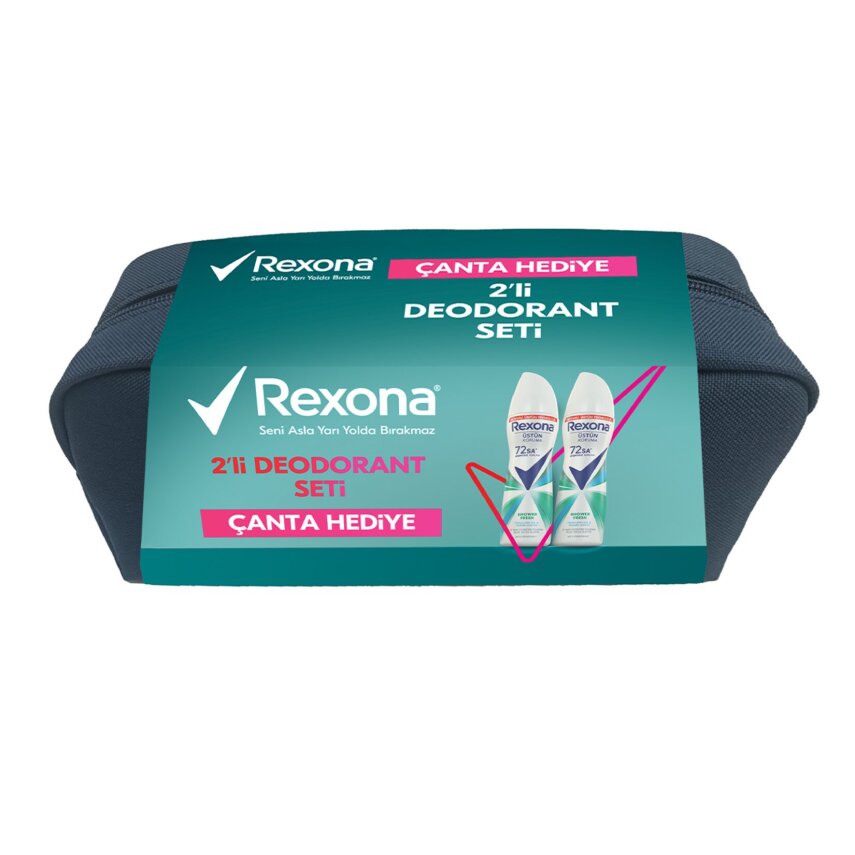 Rexona Shower Fresh Deodorant 2x150Ml+ Çanta Seti - 1