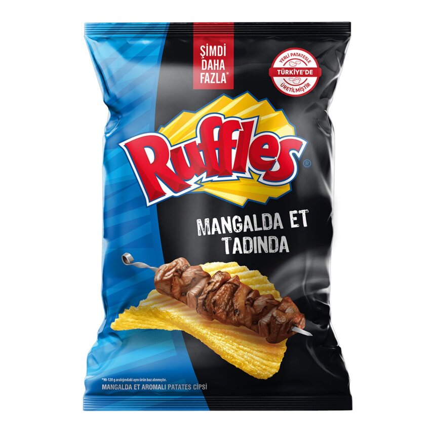 Ruffles Mangalda Et Tadında Patates Cipsi Süper Boy 125 G - 1