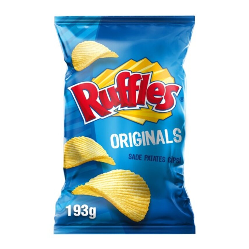 Ruffles Originals Patates Cipsi Mega Boy 193 G - 1