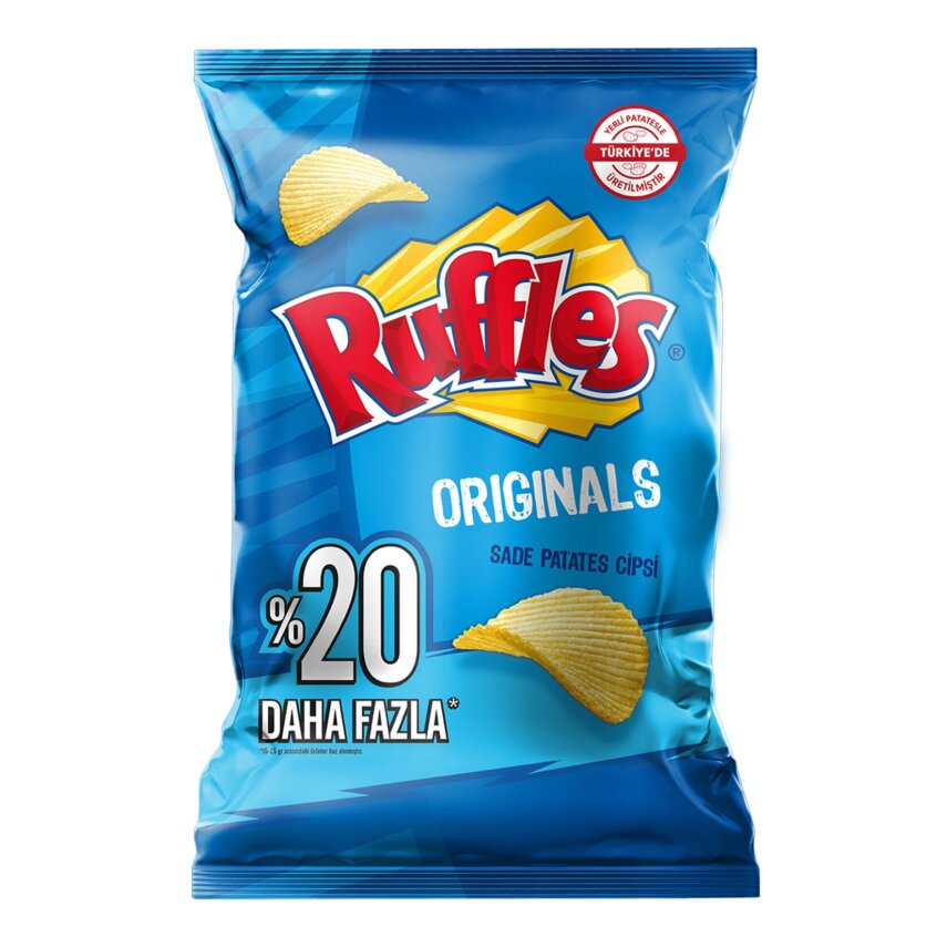 Ruffles Originals Patates Cipsi Parti Boy 160 G - 1