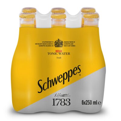 Schweppes Tonik Cam Şişe 6x250 ML - Schweppes