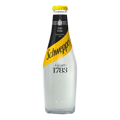 Schweppes Zero Tonik Cam Şişe 250 ML - Schweppes