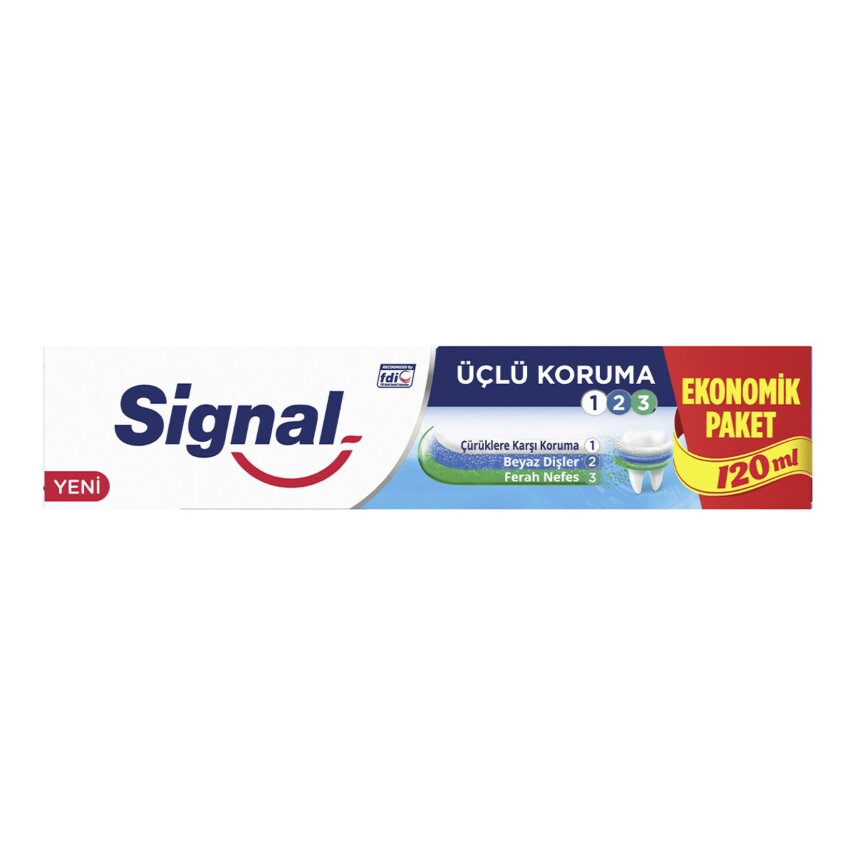 Sıgnal Diş Macunu Üçlü Koruma 120 Ml - 1