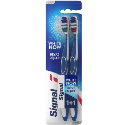 Sıgnal Whıte Now Beyaz Dişler 1+1 Orta Diş Fırçası - Signal
