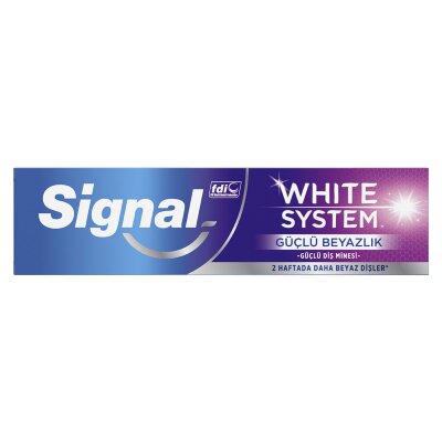 Sıgnal Whıte System Güçlü Diş Minesi Diş Macunu 75Ml - Signal