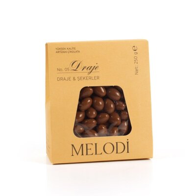 Sütlü Çikolatalı Fıstık Draje 250g - Melodi Çikolata